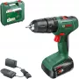 Akku-Schlagbohrschrauber EasyImpact 18V-38 (Grün/Schwarz, Lithium-Ionen-Akku 2,0Ah, Tragekoffer, POWER FOR ALL ALLIANCE)