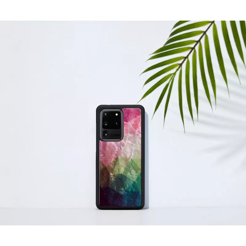 iKins Schutzhandyhülle für Samsung Galaxy S20 Ultra — Wasserblume schwarz