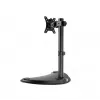 Monitor-Tischständer GEMBIRD MS-D1ST-04 für 13–32-Zoll-Bildschirme, höhen- und neigungsverstellbar, VESA 75x75–100x100, bis 8 kg