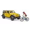 Jeep-Spielzeug BRUDER 02543 für Mountainbike- und Radfahrer-Thema, ABS, mehrfarbig, ab 4 Jahren