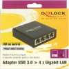 Interface Hub DeLOCK 62966 Schwarz