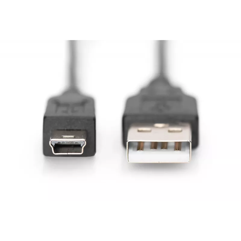 Verbindungskabel USB A / Mini-USB B M/M 1 m schwarz