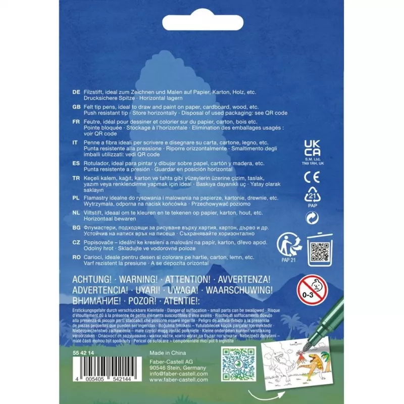 Fasermaler Faber-Castell 554214 Mehrfarbig 13 Stück