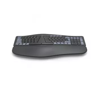 Drahtlose ergonomische Tastatur HAMA WK-900 Schwarz USB, kompaktes Layout, drahtlose Verbindung