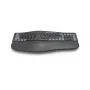 Drahtlose ergonomische Tastatur HAMA WK-900 Schwarz USB, kompaktes Layout, drahtlose Verbindung