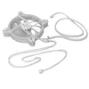 Gehäuselüfter MODECOM VOLCANO APEX 140 ARGB WHITE 140mm Reverse