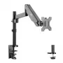 Schreibtisch-Monitorhalterung MACLEAN MC-775 für 32 Zoll (81,3 cm) Bildschirme, VESA 75x75–100x100, bis 8 kg, grau