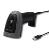 Hand-Barcodeleser QOLTEC 50863 — 1D/2D-Scanner, USB kabelgebunden, LED-Sensor, Schwarz, 5V, 1,8 m Kabel