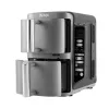Ninja Double Stack XL Heißluftfritteuse 2 Fächer mit Temperatursonde SmartCook 9,5 L SL451EU