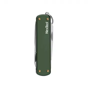 Multi-Tool-Messer Nextool NE0143 – kompaktes klappbares Multitool mit Zange, Klingen, Schraubendreher, grün, Edelstahl, 64,5×152 mm, 29 g