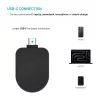 Festes USB-C Ladeadapter für Samsung Galaxy Watch FIXDW-SAP-BK Schwarz