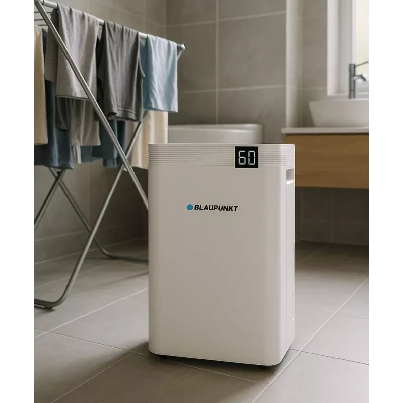 Luftentfeuchter BLAUPUNKT ADH801 — 20 L/Tag (max. 36 L/24h), 4,2 L Tank, 600 W, R290, LED-Anzeige