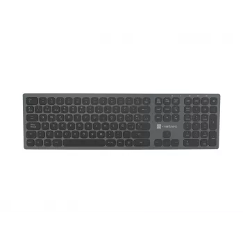 NATEC NKL-1830 Tastatur Universal RF Wireless Bluetooth QWERTY Spanisch Schwarz Grau