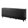 ASTI Kommode 200x42x82 schwarz matt