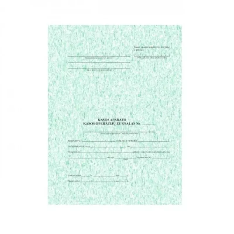 Kassenjournal EKA, A4, Vertikal (74) 0720-031