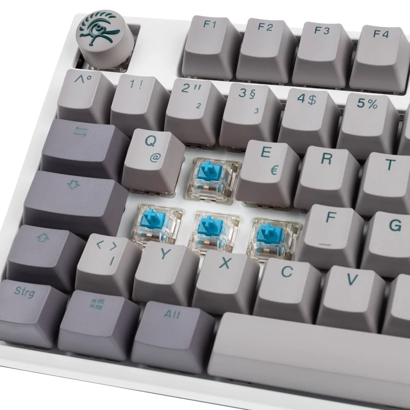 Ducky One 3 TKL Tastatur Gaming USB Silber