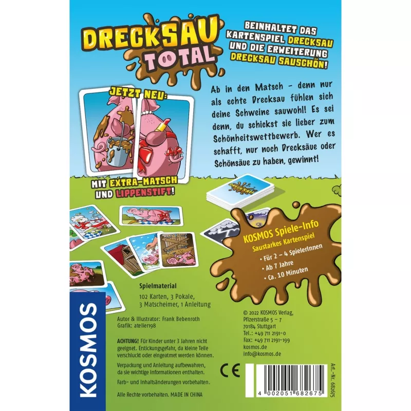Kosmos 682675 Gesellschaftsspiel 10 min Kartentausch