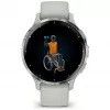 Garmin Venu 3S 3,05 cm (1,2 inch) AMOLED 41 mm Digital 390 x 390 Pixel Touchscreen Grau, Silber Wi-Fi GPS (Satellit)