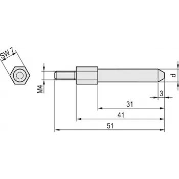 SCHROFF 60895018 Codierbolzen 20 Stk. (60895018)