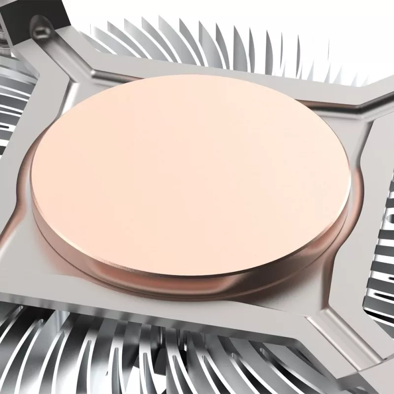 Akasa Intel LGA1700 Prozessor Hybrid-Kühler 9 cm Aluminium, Schwarz 1 Stk.