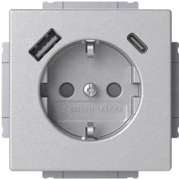 Busch-Jaeger SCHUKO-Steckdose SB-A+C 20 EUCB2USBAC-83 (2CKA002011A6304)
