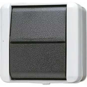 Wippschalter Jung 807 W — kabelgebunden, Thermoplastgehäuse, 250 V AC, 10 A