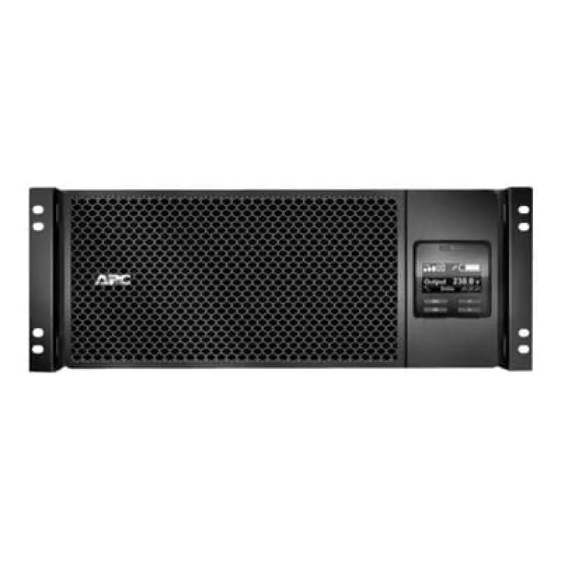 APC Smart-UPS On-Line, 6kVA/6kW, Rackmount 4U, 230V, 6x C13+4x C19 IEC-Ausgänge, Netzwerkkarte+SmartSlot, verlängerte Laufzeit, mit Schienenkit, Marine