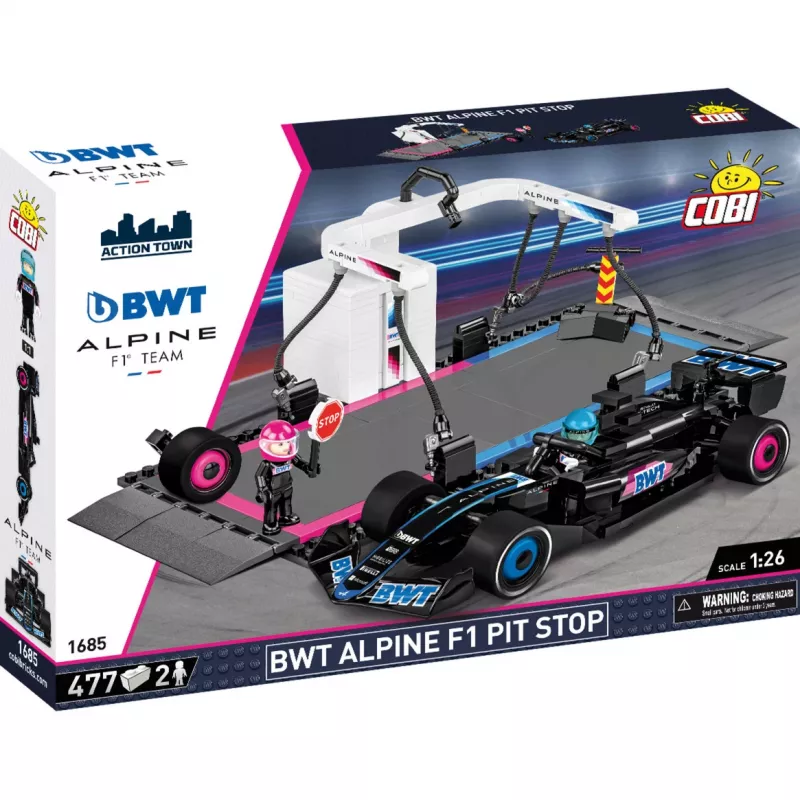 BWT Alpine F1 Boxenstopp, Konstruktionsspielzeug