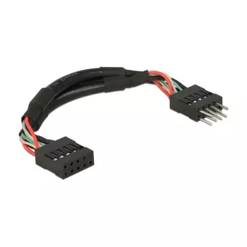 Kabel DeLOCK 0,1m 2xUSB2.0 10p