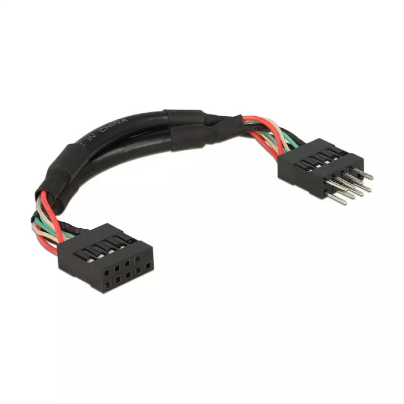 Kabel DeLOCK 0,1m 2xUSB2.0 10p