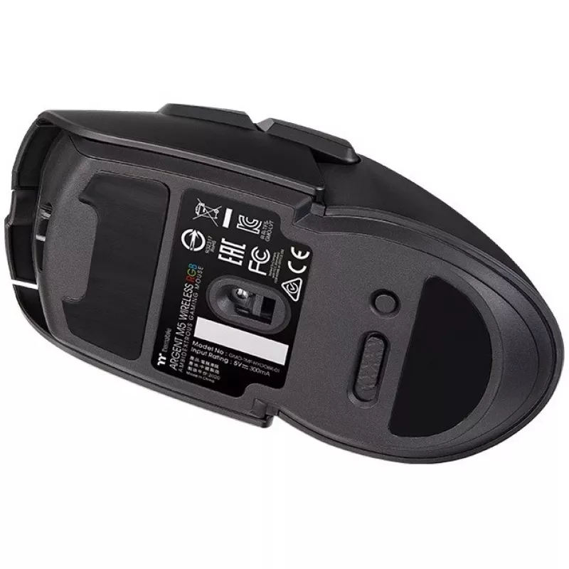 Thermaltake Argent M5 Maus beidhändig RF Wireless+Bluetooth+USB Typ-A optisch 16000 DPI (GMO-TMF-HYOOBK-01)