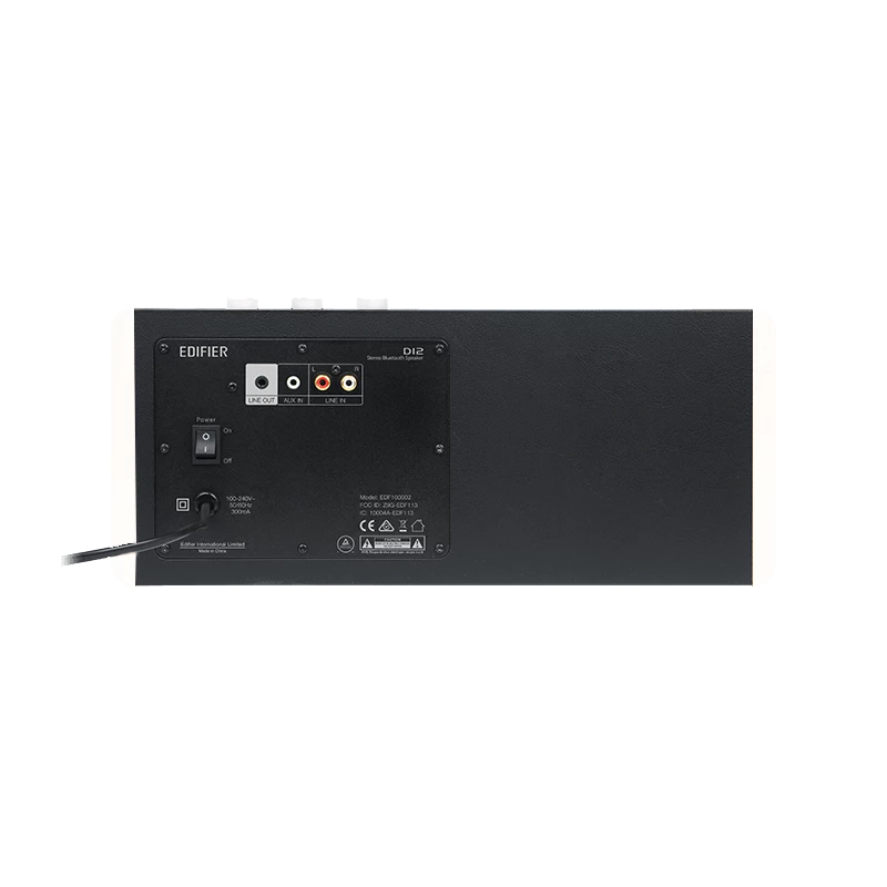 Edifier Kleiner Aktivlautsprecher | D12 | Bluetooth | Weiß | Drahtlose Verbindung