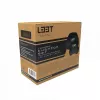 L33T Gaming 160382 Luxuriöses Gaming-Stuhl-Kissen-Set, Memory Foam, Samt, ultrasoft, Schwarz