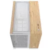 Computergehäuse Corsair CC-9011288-WW Midi Tower Bambus, Weiß