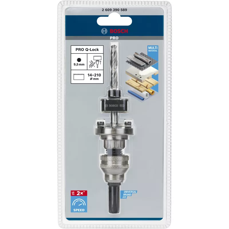Adapter Sechskantaufnahme Bosch Q-Lock 2609390589