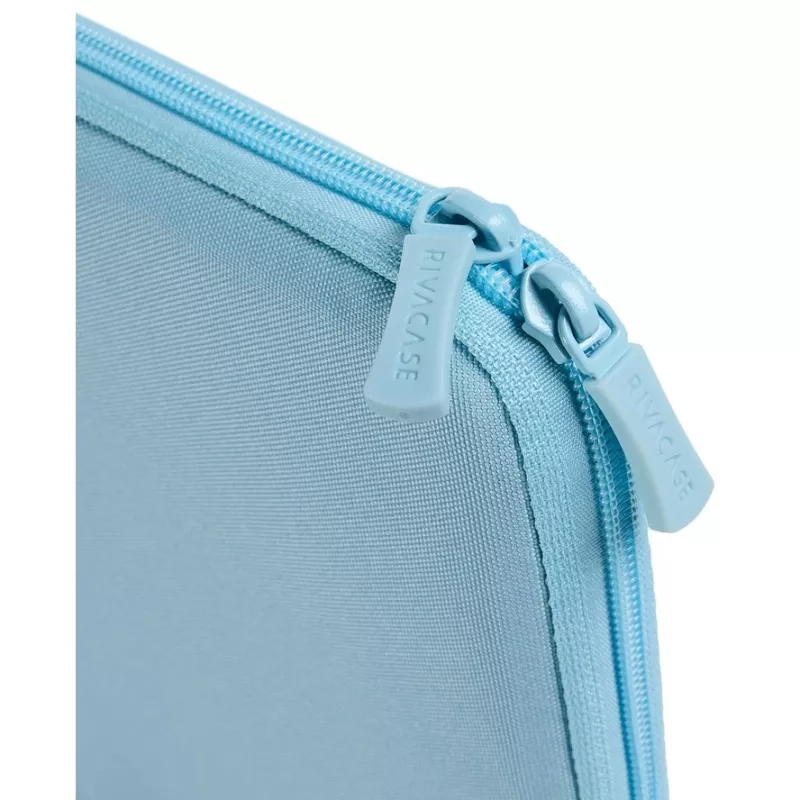 Laptophülle Rivacase Riva Szuzuka 15,6 Zoll Pastellblau, gepolsterte Schutzhülle
