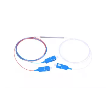 Glasfaser-Splitter Extralink 1:2 FBT SC/UPC 45:55, 900 µm, 1 m, PVC