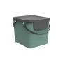 Abfallbehälter rotho Albula 40 L rechteckig Kunststoff, grün, 40 L, 400×358×340 mm