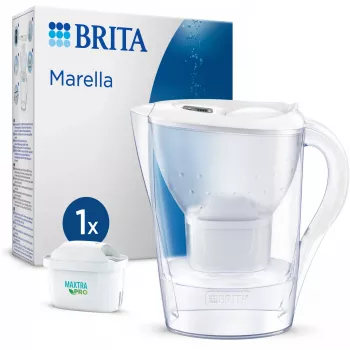 Brita 125219 Marella Wasserspar-Filterset 2,4 L Weiß