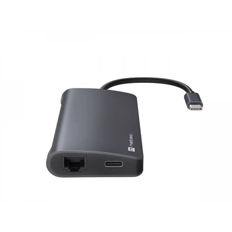 Dockingstation NATEC NMP-2162 USB 3.2 Gen 1 Type-C Grau Kabelgebunden
