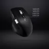 Kabellose Maus YENKEE SPIN DUAL 2095BK — kompakte optische Dual-Mode-Maus, Modell YMS 2095B SPIN