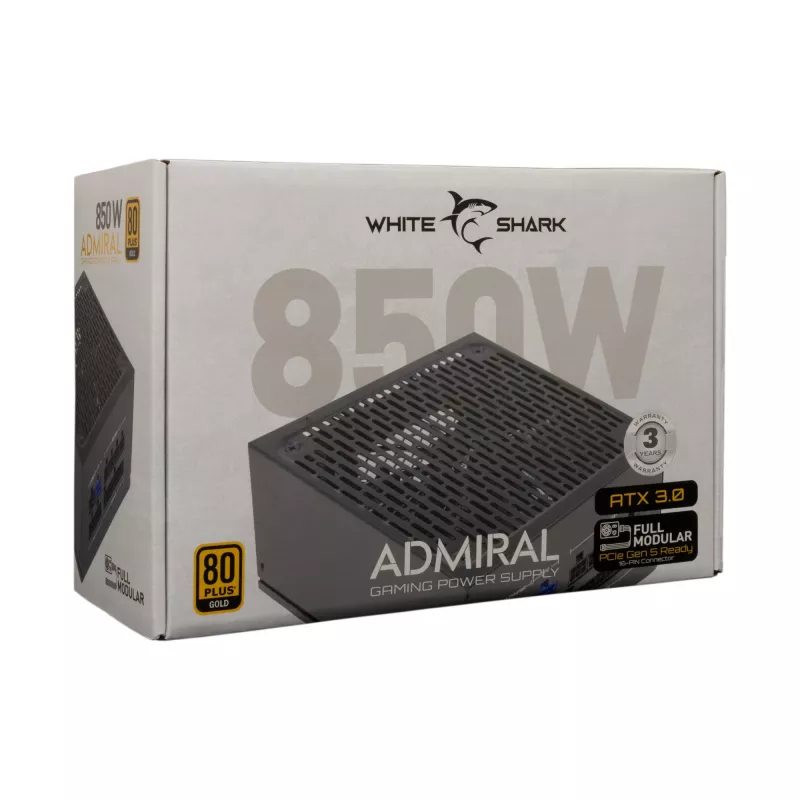 Netzteil White Shark GPSU-850W Admiral 850W