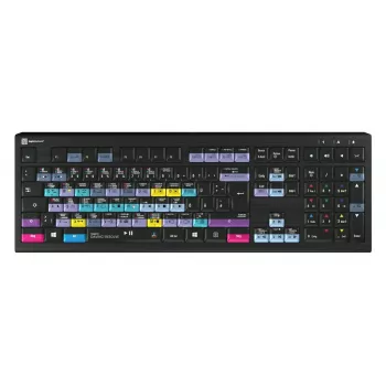 Logickeyboard ASTRA 2 Tastatur USB QWERTZ Englisch Schwarz Full-size 108 Tasten