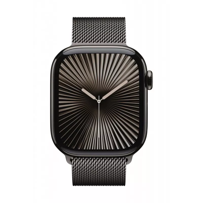 Watch Series 10 GPS + Cellular 46 mm Slate Titanium Gehäuse mit Slate Milanese Loop - M/L