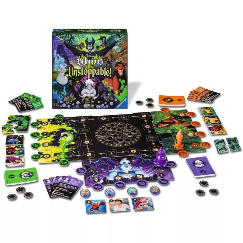 Brettspiel Ravensburger Disney Villainous Unstoppable! Strategie für Kinder ab 7 Jahren