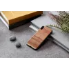 Handyhülle man and wood für iPhone X/XS — cappuccino schwarz Schutzcover