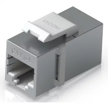 Keystone-Kupplung Ubiquiti UACC-Keystone-Coupler-C6A Flach Edelstahl RJ-45