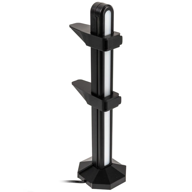 GPU-Stützhalterung Lamptron GPU Halter ARGB — schwarz