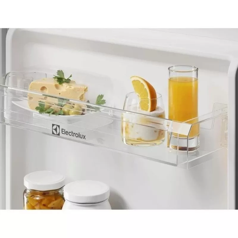 Einbau-Kühl-Gefrierkombination Electrolux ENS3SE18S – Edelstahl, Gefrierfach oben, wechselbarer Türanschlag, Energieeffizienzklasse E