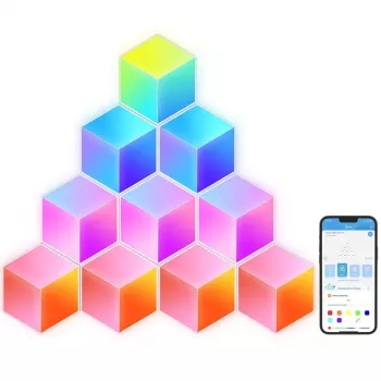 LED Smart Panel Govee B6066 Hexa Pro RGBIC Bluetooth Wi‑Fi 10 Stück